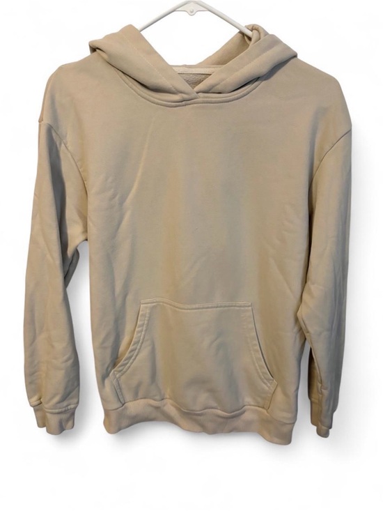 Tops - Women's Lightweight Hooded Sweatshirt in Beige